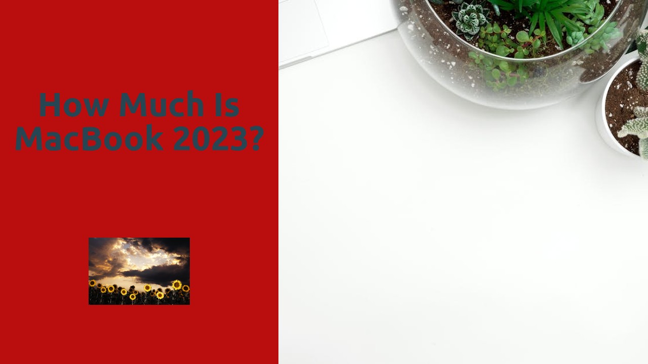 How much is MacBook 2023?